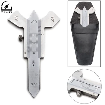

Welding Gauge Weld Inspection Gage Weld Seam Bead/Fillet/Crown Test Ulnar Ruler 60 70 80 90 Degree Angle Measure