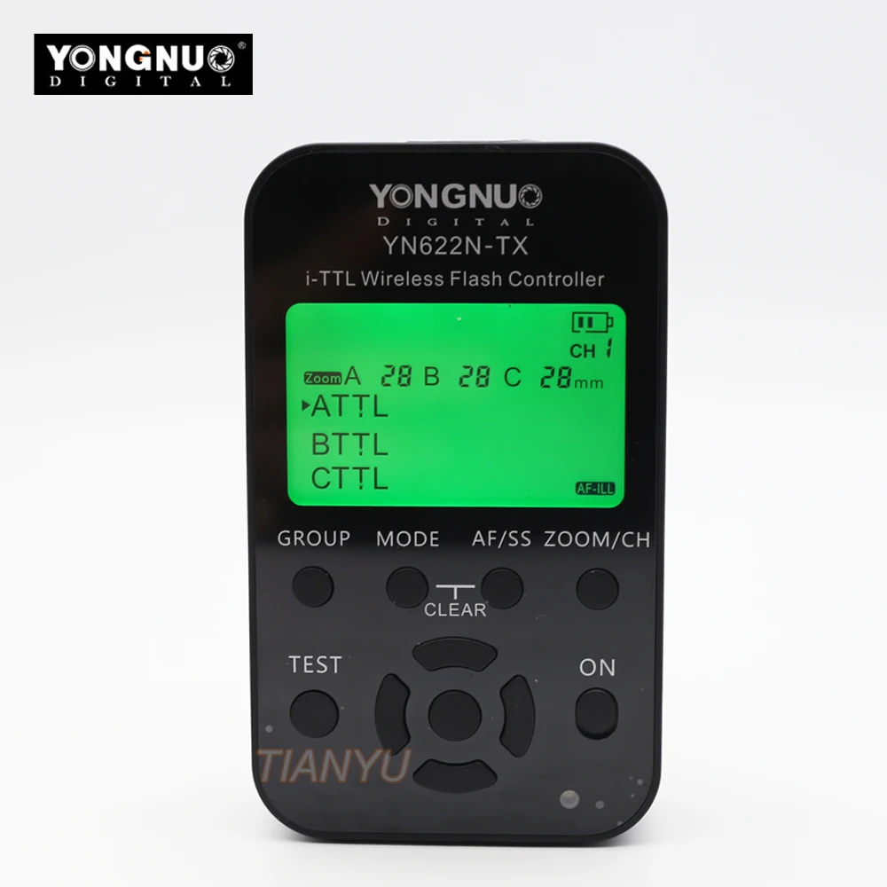 YONGNUO YN-622N II триггер YN622N-TX ЖК-контроллер ETTL беспроводной триггер вспышки трансивер для Nikon D800 D800E D800S D600 D610