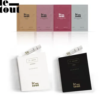 

LE-TOUT Pack Samples 8 + 4 Total of 7 Treatments (Samples) and 4 Vials of Random Perfume Le Tout Cosmetics