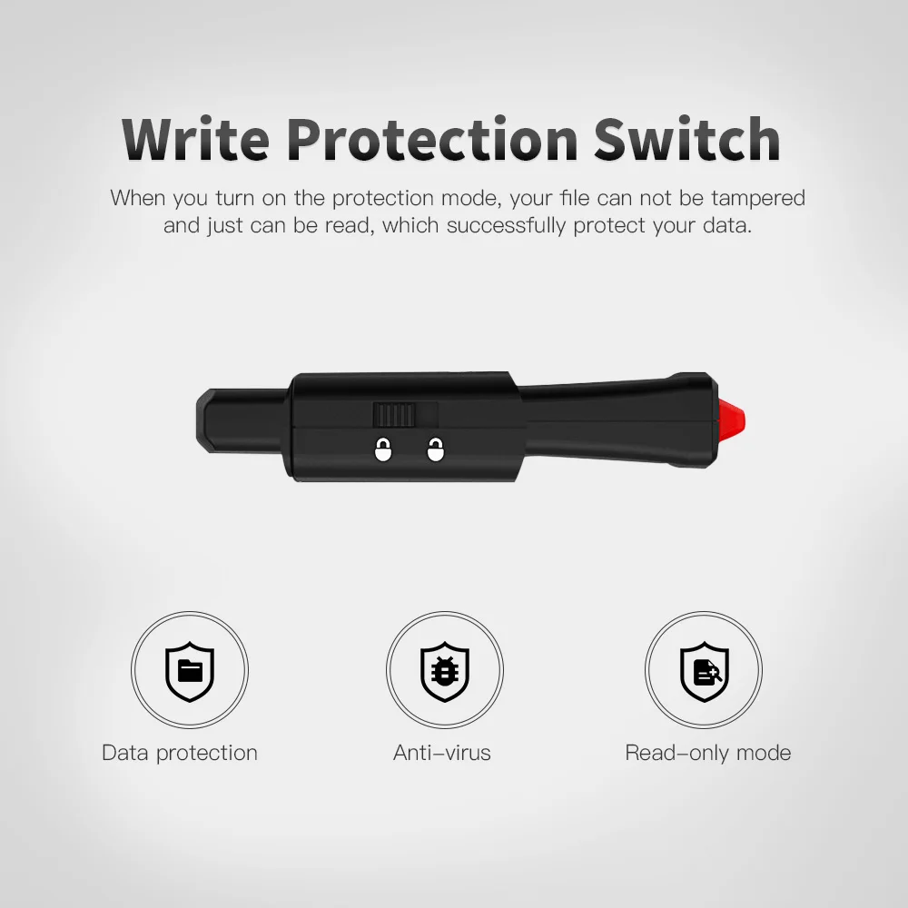 Netac защиты записи USB флэш накопитель 8 ГБ 16 32 64 2 0 3 Гб оперативной памяти встроенной