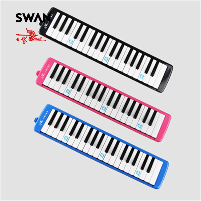 

Swan 37 Keys Teaching Performing Melodica Mouth Organ Black Pink Blue Colors Keyboard Musical Instruments Melodicas In Bag