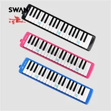 Swan 37 Keys Teaching Performing Melodica Mouth Organ Black Pink Blue Colors Keyboard Musical Instruments Melodicas