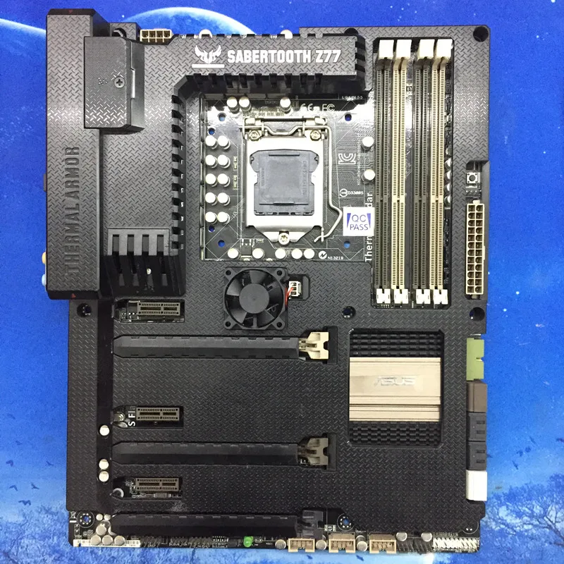 LGA1155 для ASUS SABERTOOTH Z77Original б/у рабочего стола Z77 1155 Материнская плата DDR3 USB3.0 SATA3