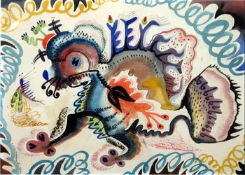 

High quality Oil painting Canvas Reproductions Untitled (1946) by Jock Macdonald hand painted