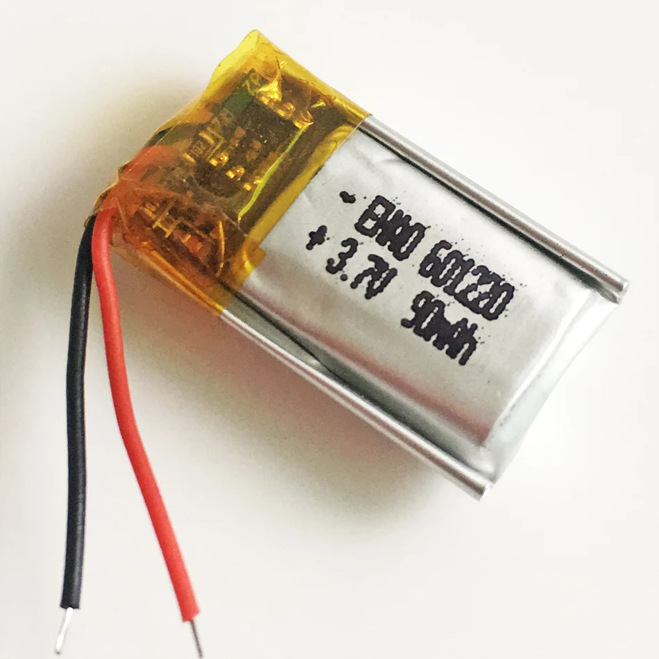 3,7 V 90mAh 601220 li-po литиевая полимерная аккумуляторная батарея для MP3 MP4 MP5 gps bluetooth гарнитура видео ручка цифровые продукты