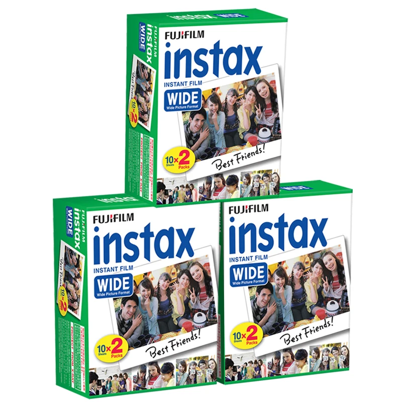 Пленка Fujifilm Instax Wide Instant White Edge 60 для камеры Fuji 100 200 210 300 500AF | Электроника