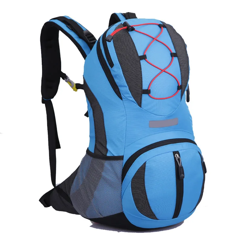 Унисекс вместительный рюкзак Открытый Дорожный Походный для лазания походный водонепроницаемый мешок взрослый спортивный рюкзак 22L синий черный новейший