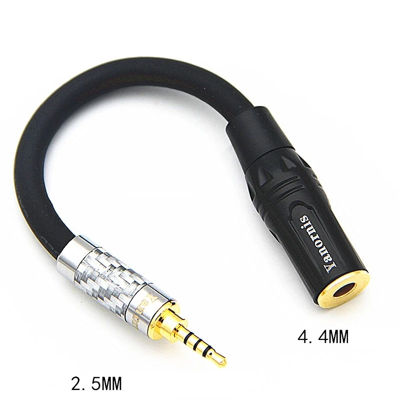 HIFI Female 4 4MM Balanced Headphone Adapter Audio Cable 4 4mm to 3 5mm 4 4mm to 2 5mm 4 4mm to 6 35mm 4 4mm to XLR 4 Pin Angle