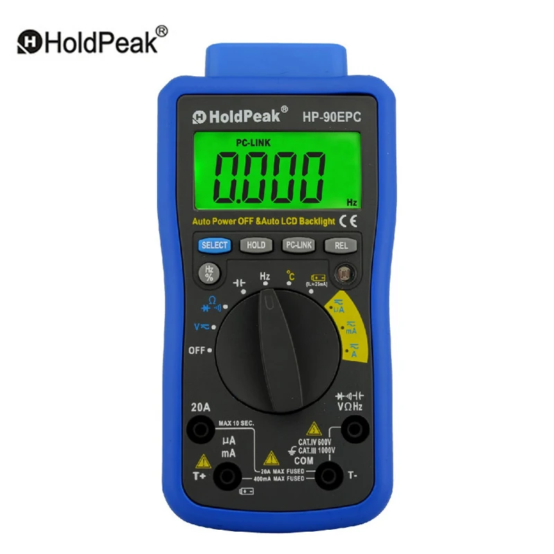 HoldPeak HP 90EPC Multimeters Digital Multimeter Voltmeter