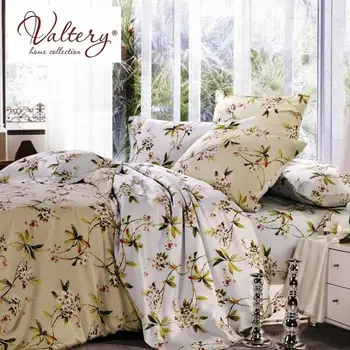 

100% cotton satin jacquard flowers luxury bedding sets queen king size duvet cover bed sheet set bed set bed linen kit plaid