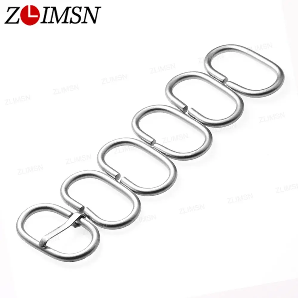 

ZLIMSN Durable Round Stainless Steel Watch Buckle ZULU Rings Watch Repair tools Replacement K51 100pcs DHL 18mm 20mm 22mm 24mm