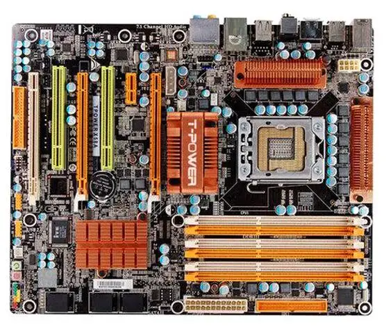 Материнская плата для настольного ПК BIOSTAR TPower X58A оригинальная б/у X58 LGA 1366 DDR3
