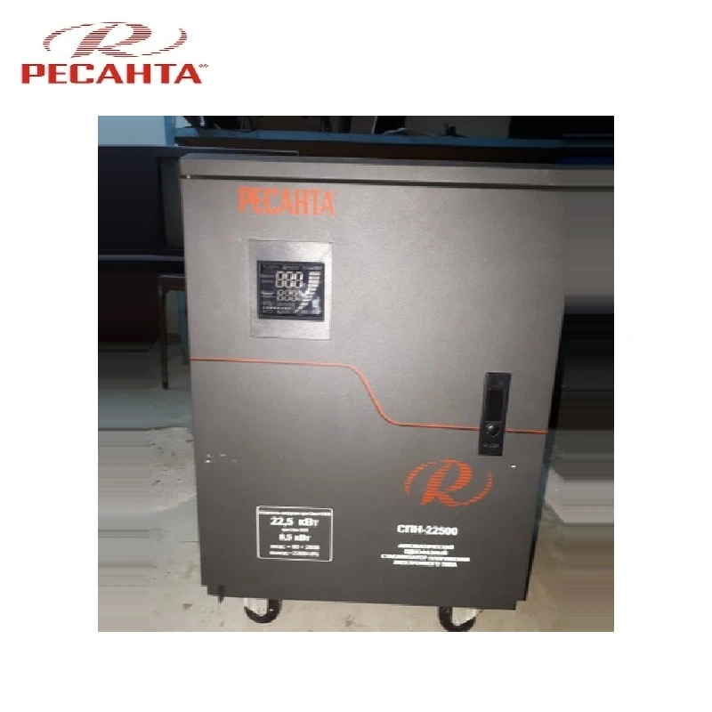 Single phase voltage stabilizer RESANTA SPN 22500 Relay type Voltage regulator Monophase Mains stabilizer Surge protect 10pcs lot intersil isl6263crz 6263crz 5 bit vid single phase voltage regulator for imvp 6 santa rosa gpu core