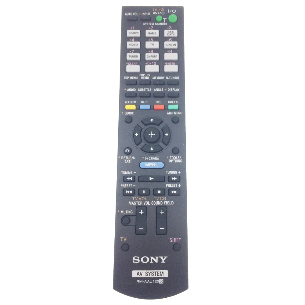 RM AAU120 Remote Control for Sony HT SS380 Home Theatre Systemin