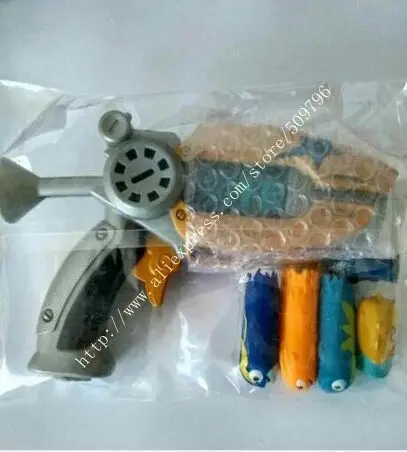 22 см синий оранжевый синий поколение 1 Slugterra пистолет игрушка с 3 пулями 1 Slug-terra кукла мальчик пистолет d12