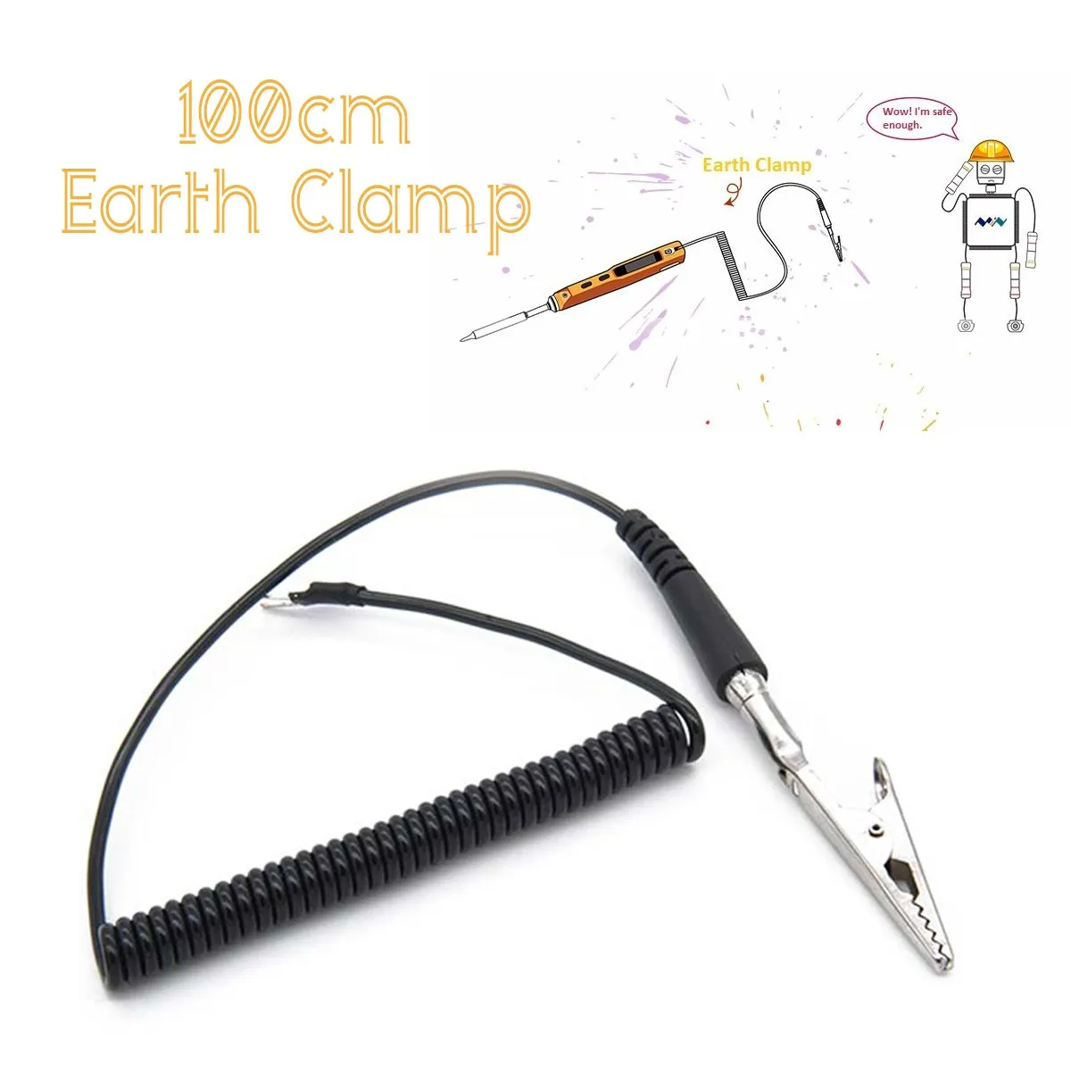 

DIY Soldering Station Clamp Third Hand Arms for Soldering Station Smart Soldering Iron Ground Clip Welding Tips