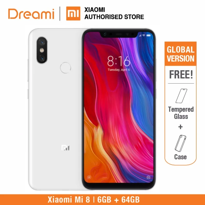 Глобальная версия Xiaomi Mi 8 64 Гб rom 6 ram (официальное ПЗУ) официальное ПЗУ|Смартфоны| |