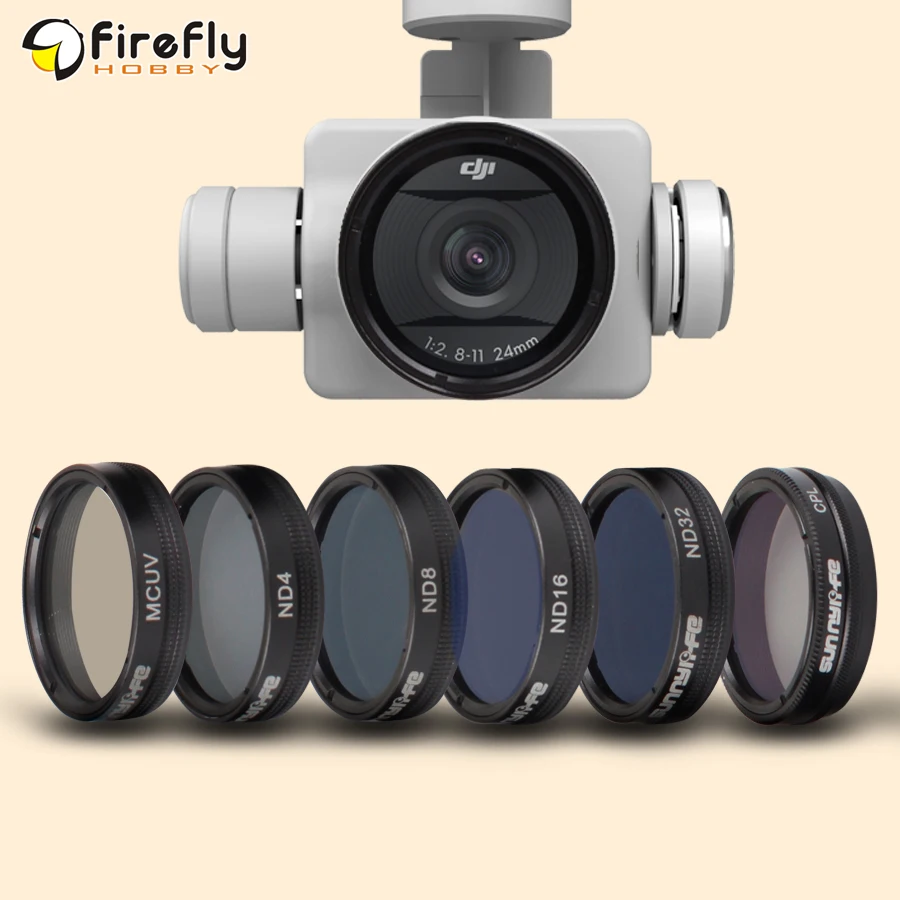 ND8 Filtro PGY-Tech Lente para P3/P4 para DJI Phantom 3 Pro ND8 Filtro PGY-Tech Lente para P3/P4 para DJI Phantom 3 Pro