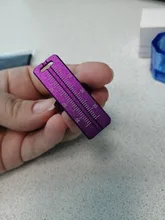 Reglas de endodoncia Dental de aluminio de colores, escala de medida de rango, para dedo, herramientas de dentista, 1 ud.