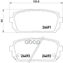 Колодки Тормозные Дисковые Задн Kia:Carens Iii 09.06- Textar арт. 2449101