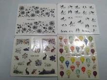 Water-Transfer-Slider Sticker Wraps Christmas-Decals Snowflake Nail-Art Manicure-Nails-Designs