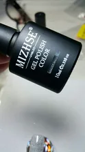 MIZHSE-esmalte de uñas en Gel UV, barniz de uñas semipermanente brillante en 6 colores, 10ML