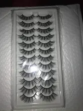 5/8/12 pares 3D pelo de visón pestañas falsas hecho a mano pestaña larga Natural Wispy pestañas tupidas reutilizable extensión de pestañas postizas