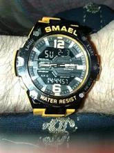 Reloj de pulsera deportivo para hombre, cronógrafo Digital LED con alarma y fecha automática, resistente al agua hasta 50M, informal, a la moda, 8033