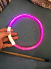 Night-Dog-Collars Glowing Flashing Rechargeable LED HILIFE Night-Safety Luminous