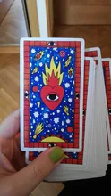 Ricardo Cavolo-Cartas del Tarot del Fuego con guía electrónica, juego de cartas con libro explicativo, juego para leer el oráculo