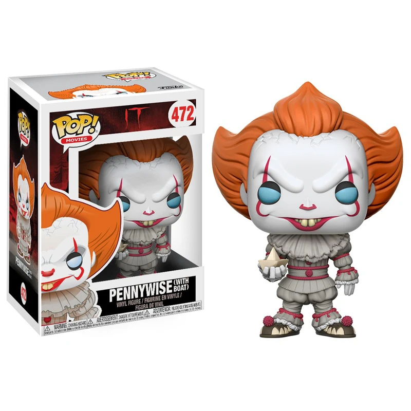 Funko Pop Horror Movies фигурка детская игра Чаки это-Pennywise игрушки 10 см