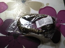 LLavero de seguridad para exteriores, cuerda de seguridad de autodefensa con rodamiento de bolas de acero negro Puño de mono