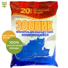 Наполнитель Зооник комкующийся, 20 л