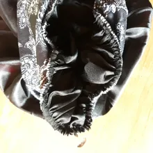 Gorro de dormir satinado para mujer, moda novedosa, gorro para el pelo, cubierta para la cabeza de seda, banda elástica ancha estampada, 2020