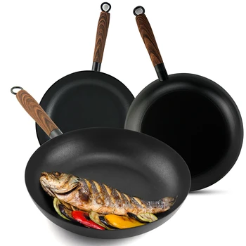 

Non-stick induction pans, wooden handle pans, 20cm - 30cm