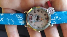 6 colores caballo de dibujos animados de los niños relojes correa de cuero de los niños, reloj de muñeca deportivo niños niñas reloj relojes