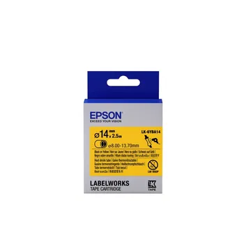 

Cartridge Epson labels for heat shrink tubing (HST) LK-6YBA14 black/yellow 14 mm diameter (2,5 m)