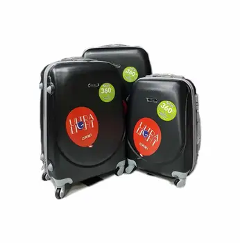 

Set 3 Valigie Trolley Rigido Piccolo Medio Grande 4 RUOTE Valigia in ABS