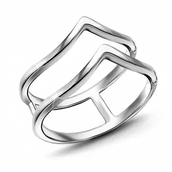 

Ring Sunduk of silver "Double Arrow" on the phalanx