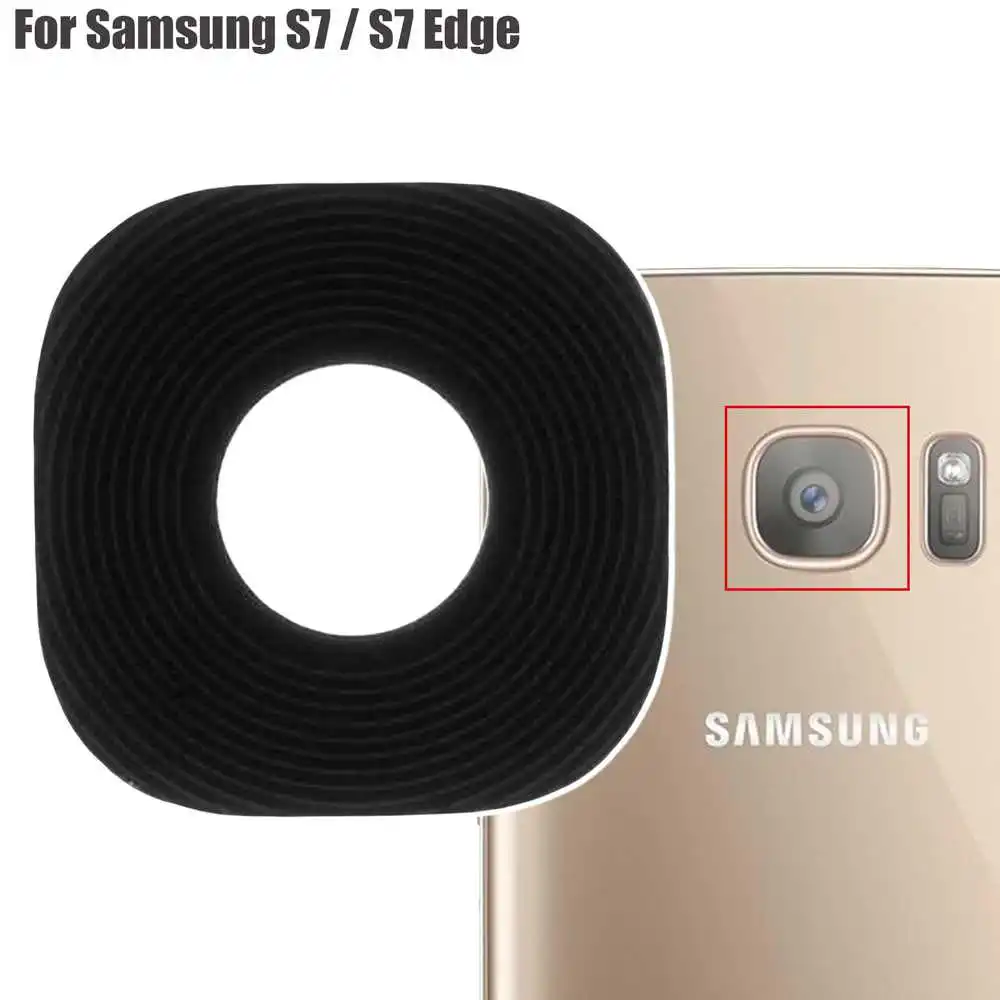 Стеклянный объектив задней камеры совместимый с Samsung Galaxy S7 G930 / Edge G935|Модули для