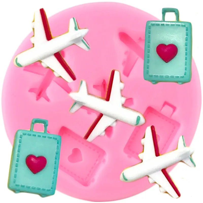 Airplane 1¾" Chocolate Candy Mold  Airport Jet