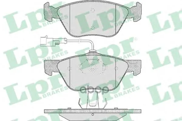 Колодки Тормозные Alfa Romeo 145/146/156/Fiat Marea 96-/Multipla 99- Передние Lpr 05p614 Lpr арт. 05P614