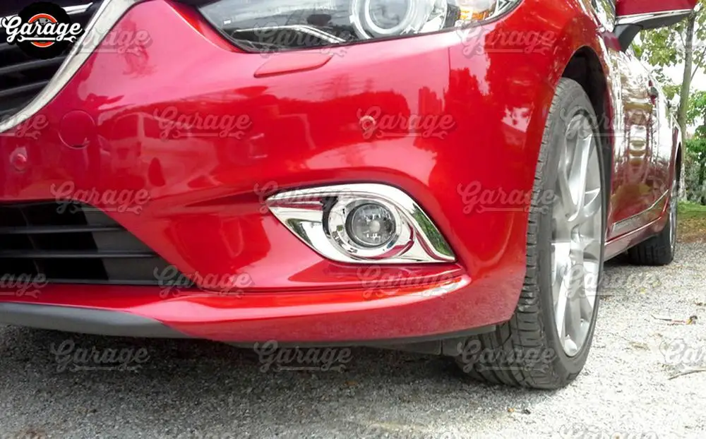 Накладки на противотуманные фары для Mazda 6 2013- ABS пластик литье 1 комплект/2 шт. украшение автомобиля Стайлинг
