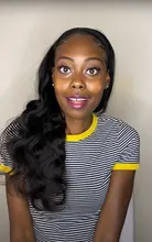 Headband Wig Human-Hair Body-Wave Full-Machine High-Density Women for Designer