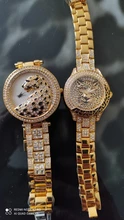 Reloj de acero con diamantes y estampado de leopardo para mujer, pulsera con diamantes de imitación