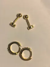 ROXI-Pendientes de aro coloridos con cristales de circonita para mujer, aretes de lujo, a granel, ajustados, de cartílago arcoíris