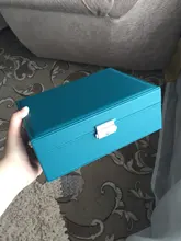 Joyero de cuero de alta capacidad para mujer, organizador de joyas de viaje, multifunción, collar, pendientes, caja de almacenamiento de anillo, regalos para mujer