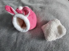 Kitten Bed Nest Hamster Cozy-Mat-House Sleeping-House Small Animals Warm Kennel Plush