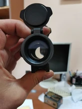 1x40 punto rojo alcance táctico Rifle verde rojo punto colimador punto con 11mm/20mm montaje carril Airsoft aire de caza