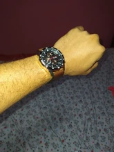 Reloj de pulsera deportivo Para Hombre, cronógrafo de cuero, estilo militar, informal, Moderno, novedad de 2021